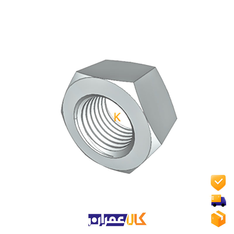 مهره شش گوش سایز 2/5 میلی متر