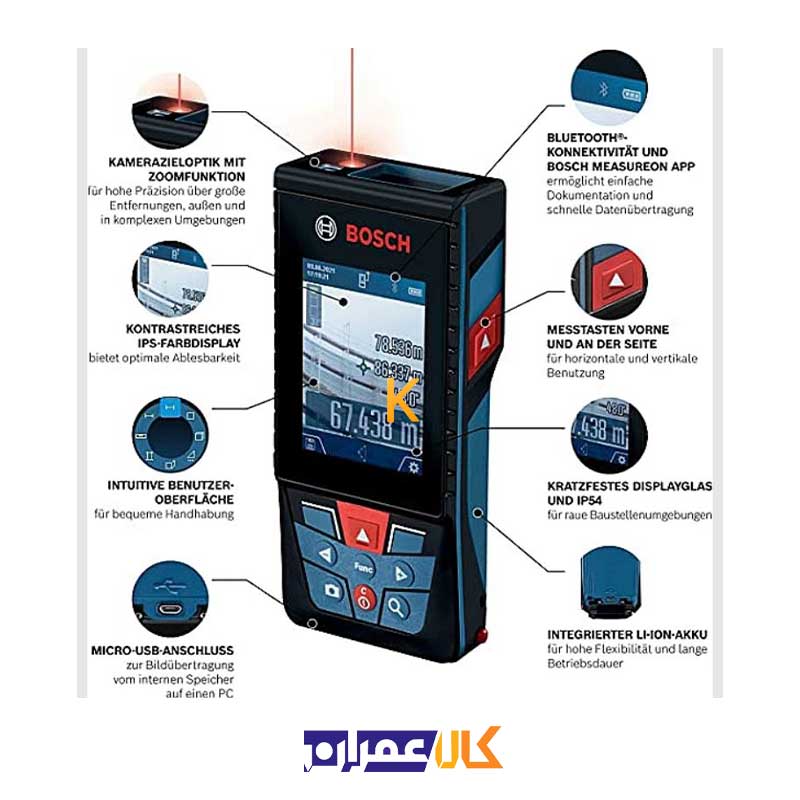 متر لیزری مدل GLM 150-27 C بوش
