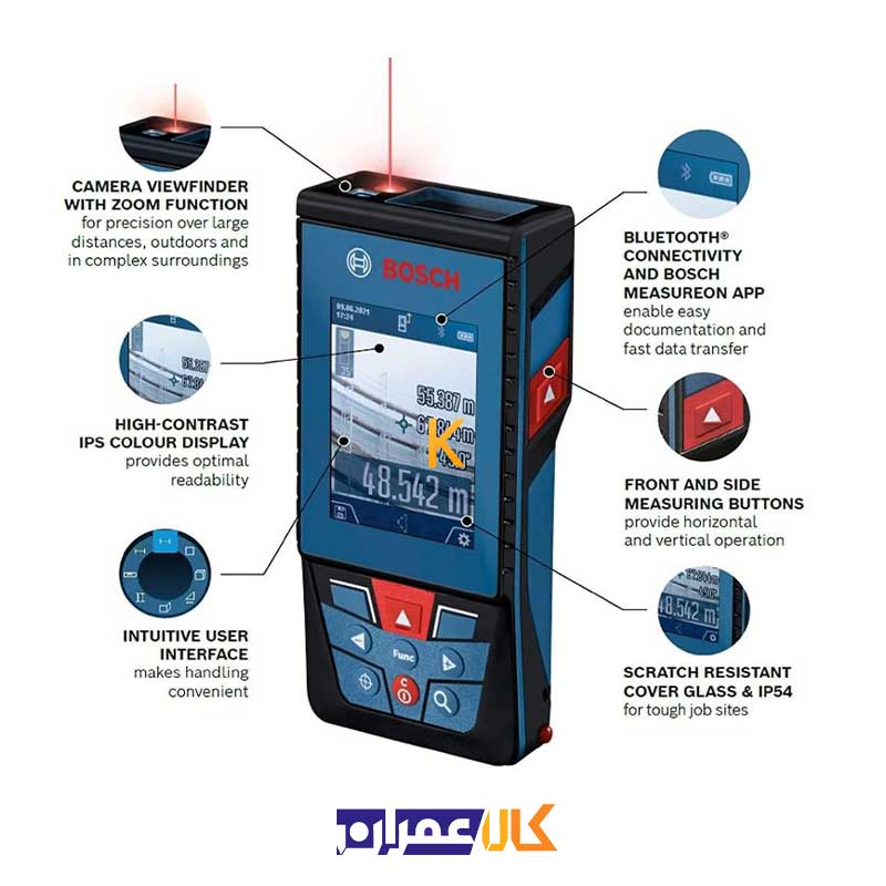 متر لیزری مدل GLM 100-25 C بوش