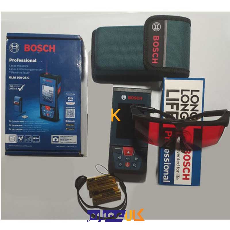 متر لیزری مدل GLM 100-25 C بوش