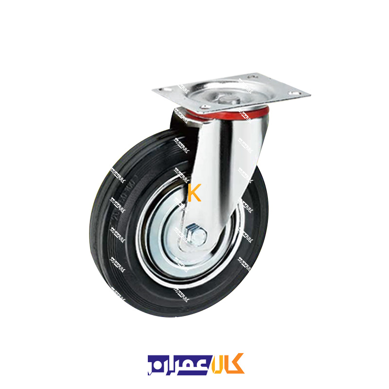 چرخ گردان ورقی مشکی سایز 20 سانتی متر
