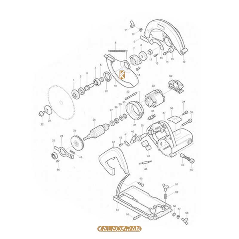 اره دیسکی مدل 5806B ماکیتا