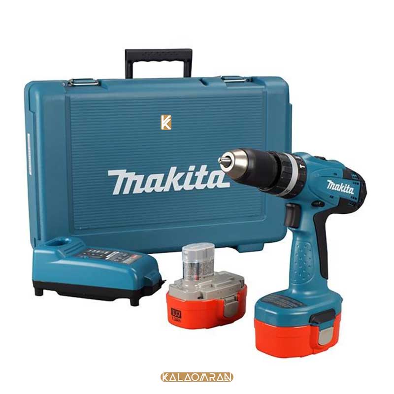 دریل پیچ گوشتی چکشی شارژی مدل 8391DWPE ماکیتا
