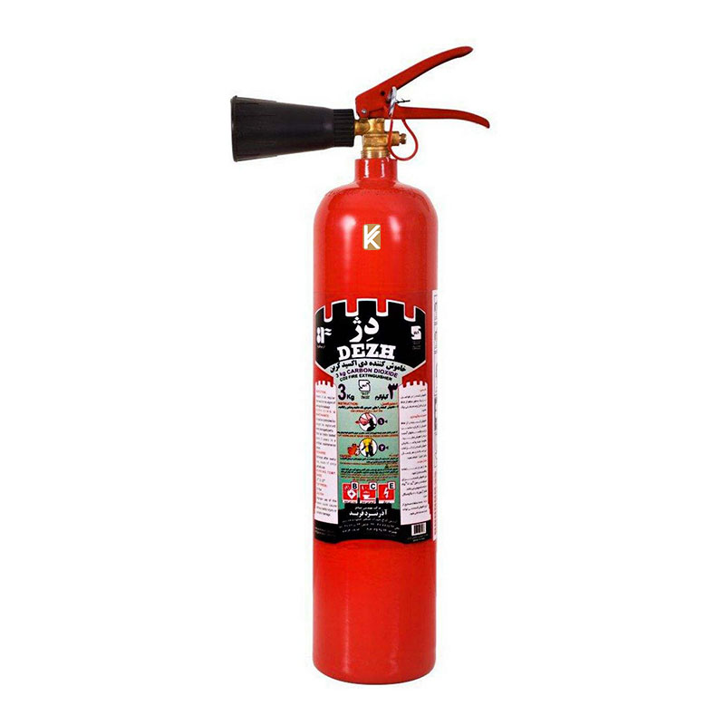 کپسول آتش نشانی (CO2) سه کیلوگرمی دژ
