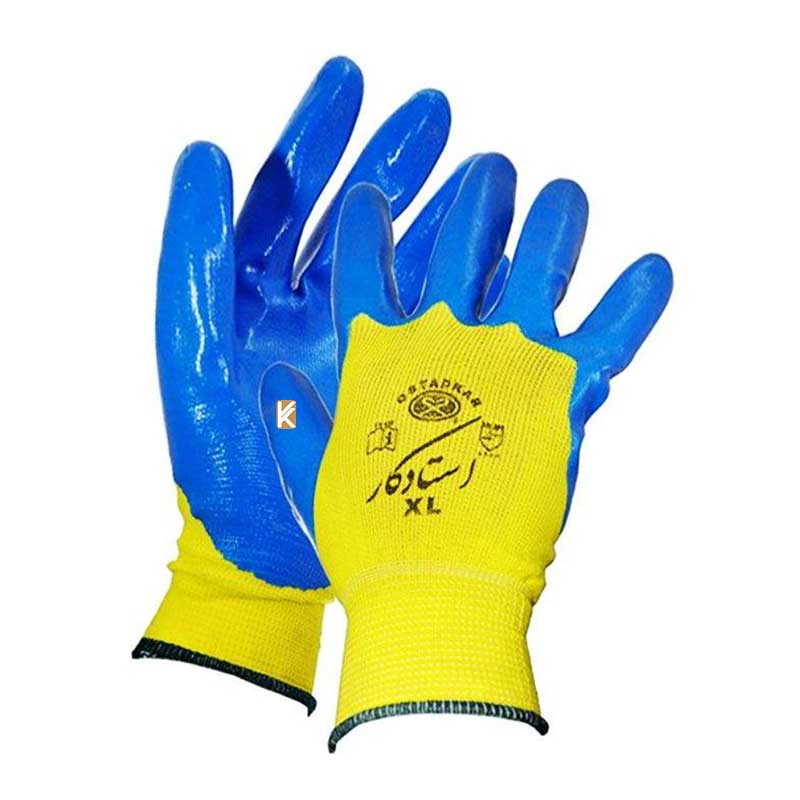 دستکش ایمنی مدل Nitrile سایز XL استاد کار