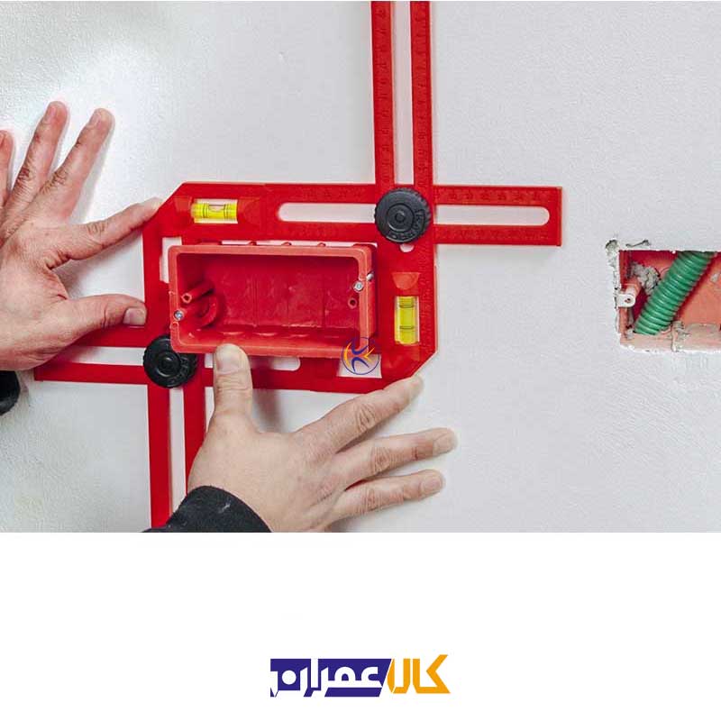 شابلون کلید پریز با تراز کد 318 کاپرو