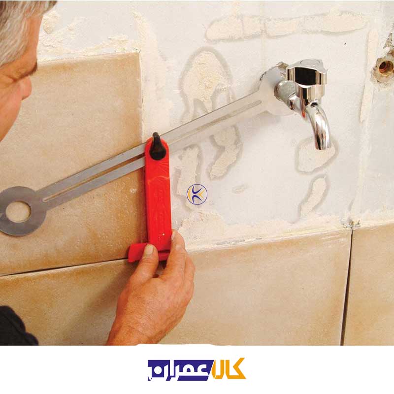 شابلون اندازه گیری سوراخ سرامیک کد 303 کاپرو