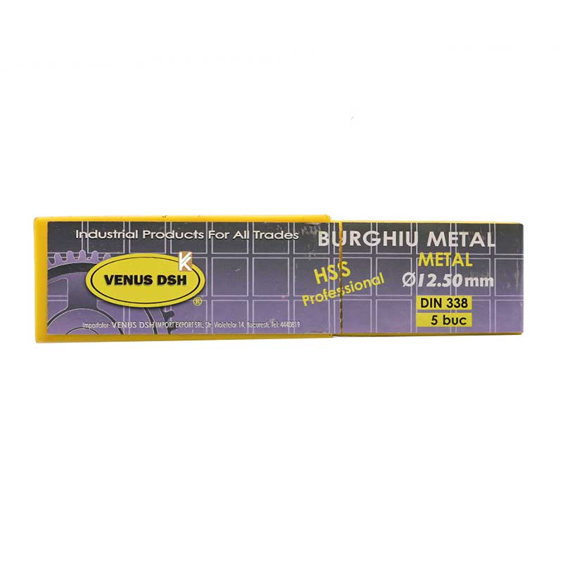 ست 5 عددی مته آهن 12.5 میلی متر VENUS DSH
