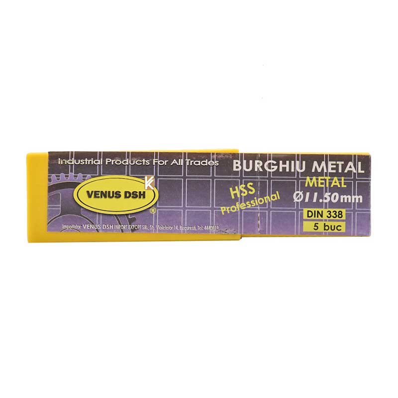 ست 5 عددی مته آهن 11.5 میلی متر VENUS DSH