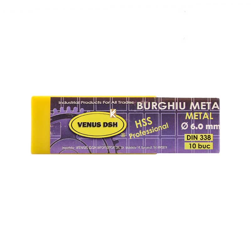 ست 10 عددی مته آهن 6 میلی متر VENUS DSH