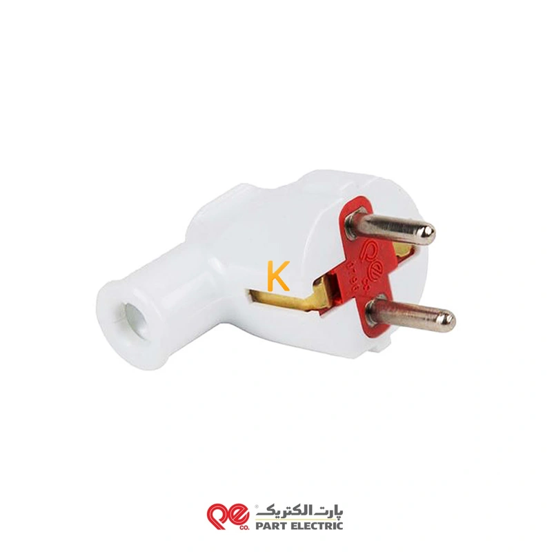 دو شاخه خانگی سفید پارت الکتریک