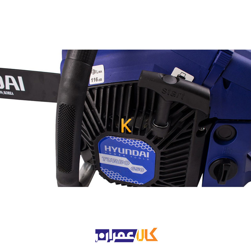 اره زنجیری بنزینی مدل TURBO650 هیوندای