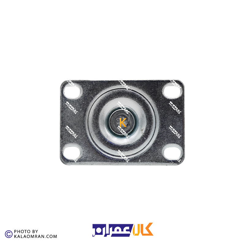 چرخ گردان لوکس نارنجی پایه سفید سایز 7.5