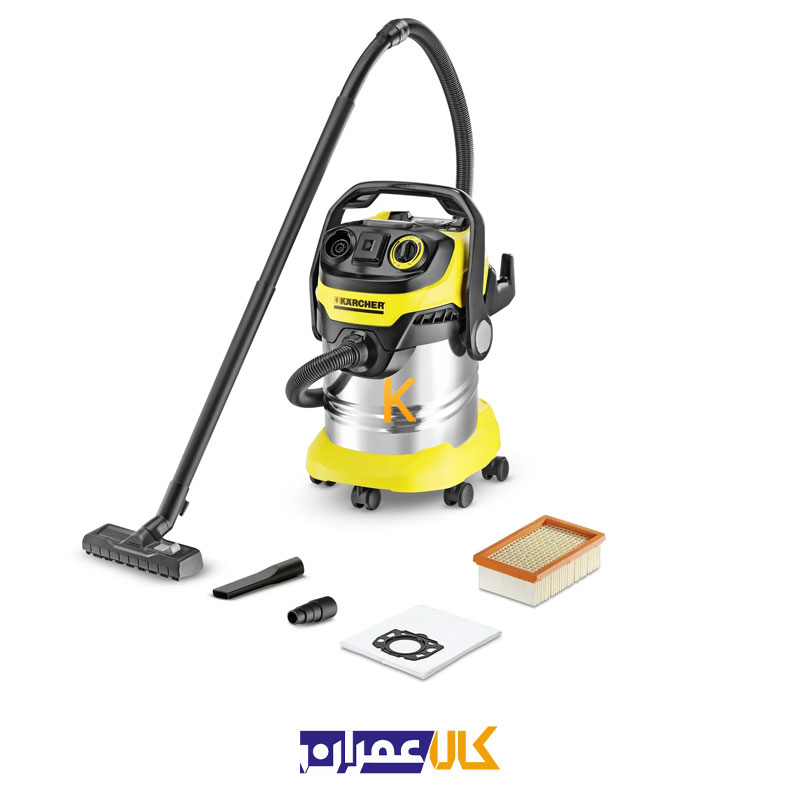 جارو برقی صنعتی آب و خاک مدل WD 5 P Premium کارچر