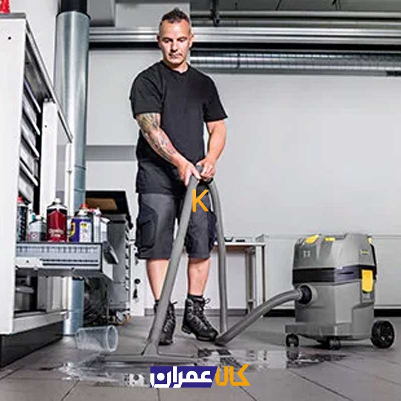 جارو برقی صنعتی آب و خاک مدل NT 35/1 AP کارچر