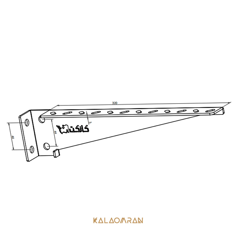 دستک لچکی دو طرفه