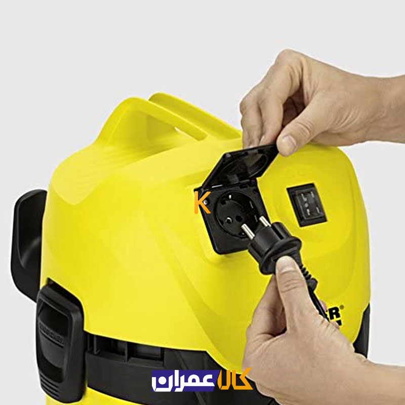 جارو برقی صنعتی آب و خاک مدل WD3 P کارچر