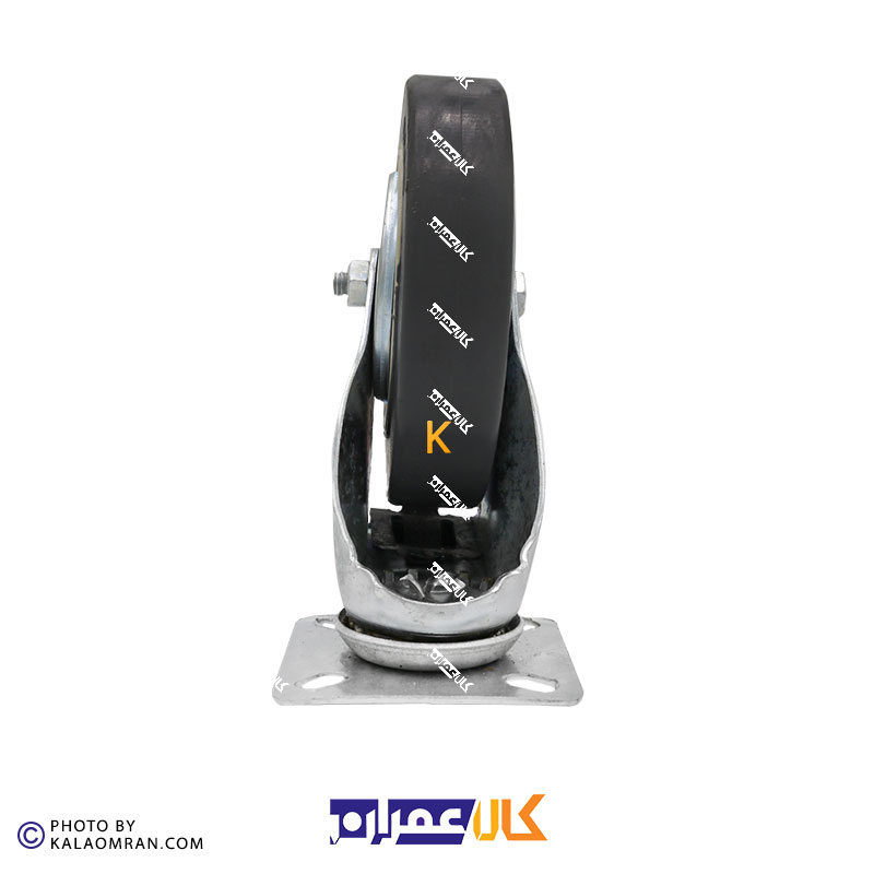 چرخ ترمزدار طوسی سایز 12.5 سانتی متر