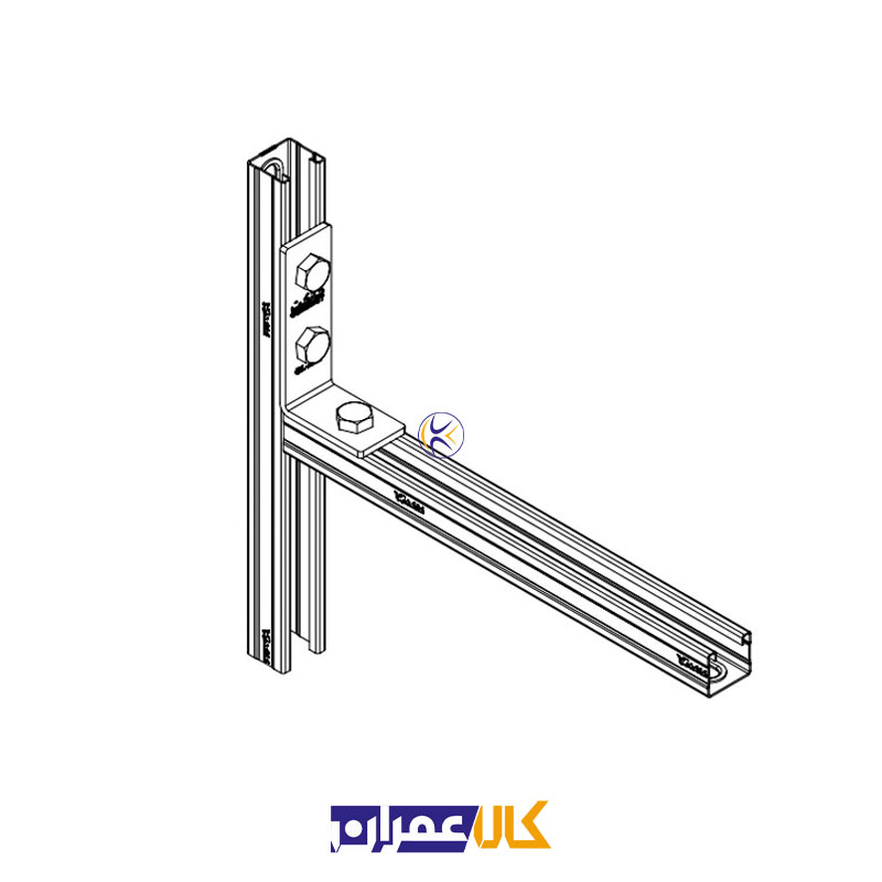 اتصال گوشه ساده سه سوراخ CL-AT