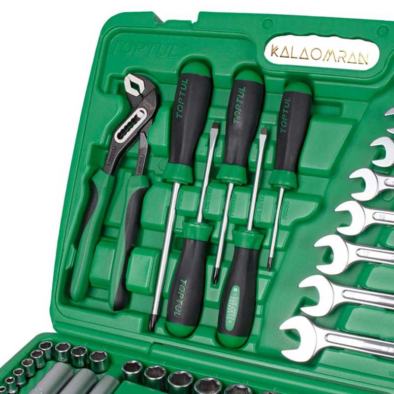 ست 80 عددی آچار بکس مدل GCAI8002 تاپ تول TOPTUL