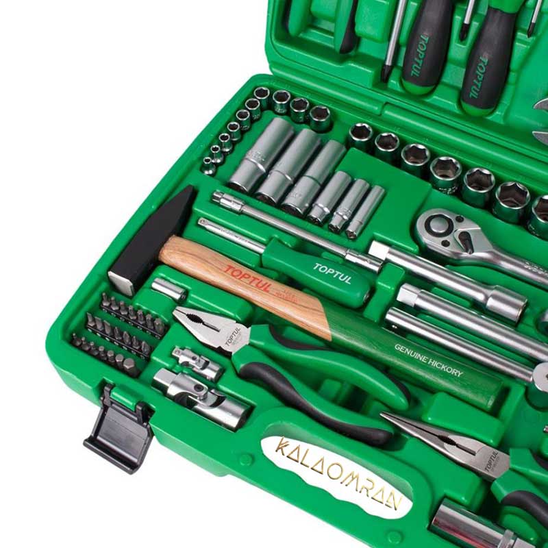 ست 80 عددی آچار بکس مدل GCAI8002 تاپ تول TOPTUL