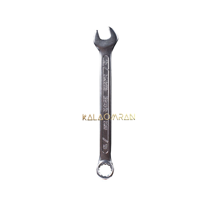 آچار یک سر تخت و یک سر رینگ سفیر سایز 10