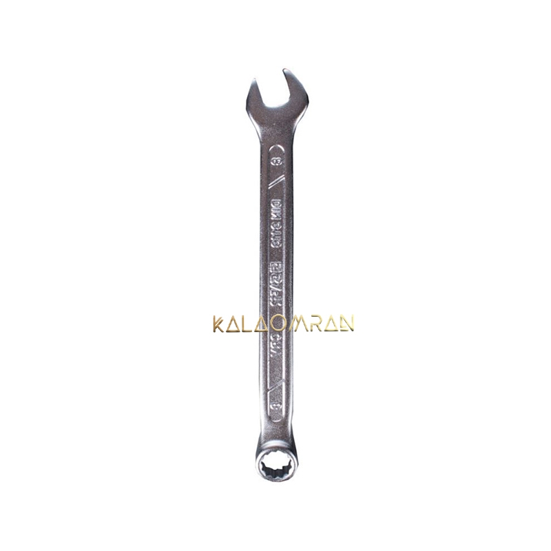 آچار یک سر تخت و یک سر رینگ سفیر سایز 8