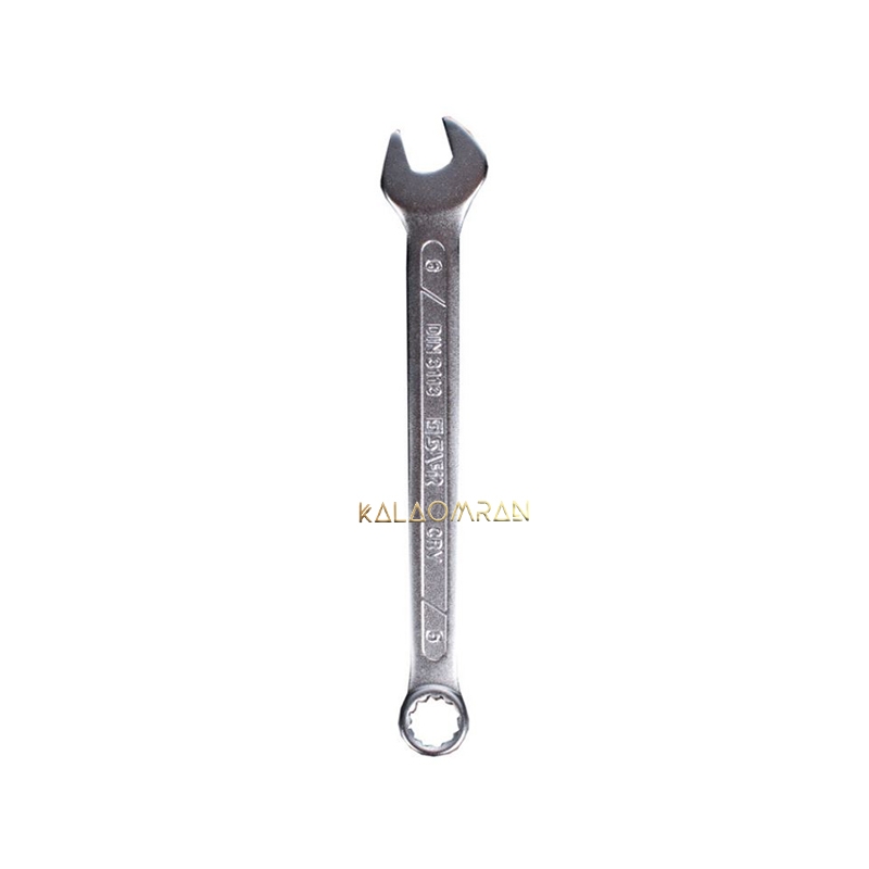 آچار یک سر تخت و یک سر رینگ سفیر سایز 6