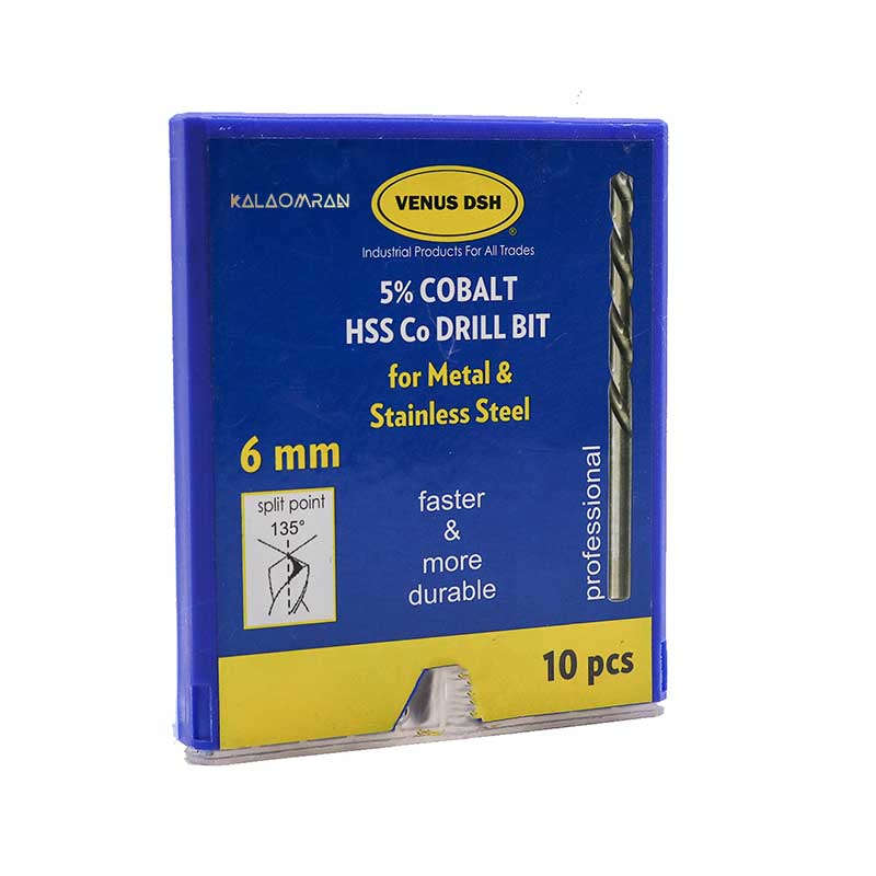 ست 10 عددی مته کبالت سایز 6 میلی متر VENUS DSH