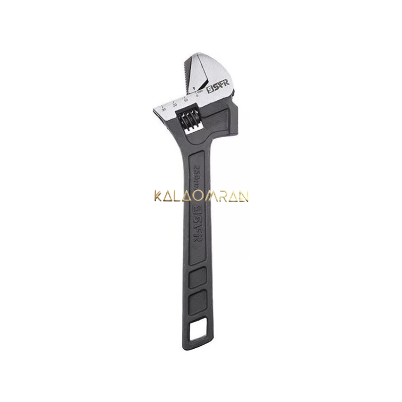 آچار فرانسه سه کاره سفیر مدل SHW-250-10 سایز 10 اینچ