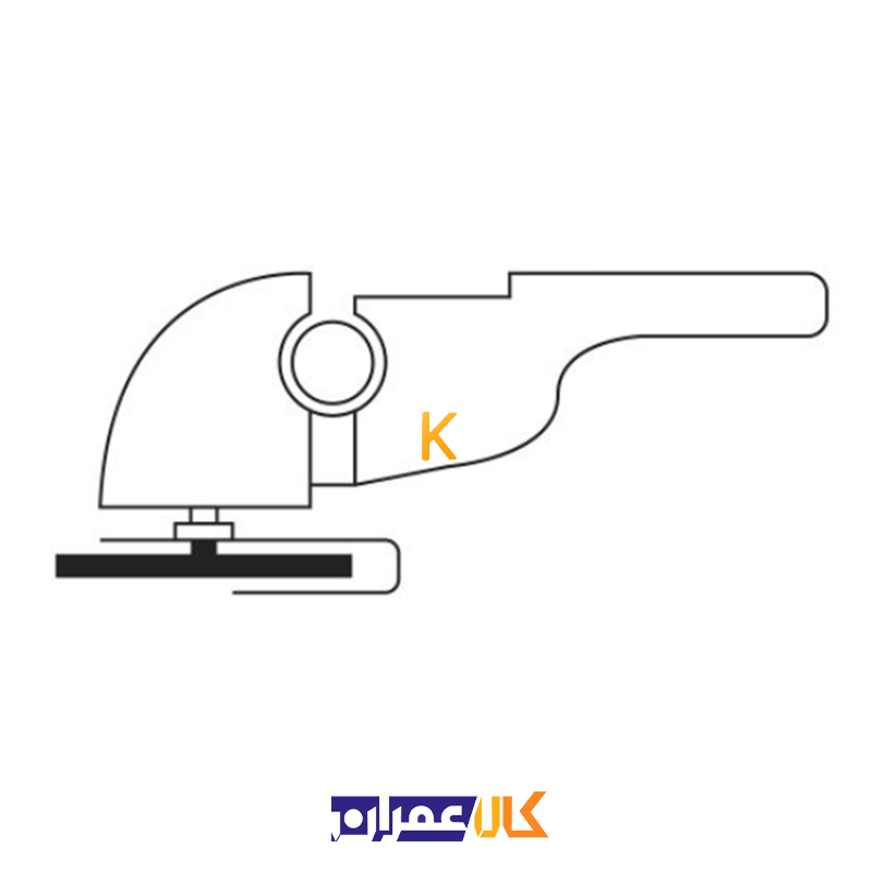 دیسک صفحه استیل بر مدل 1.0x125 لوکاس