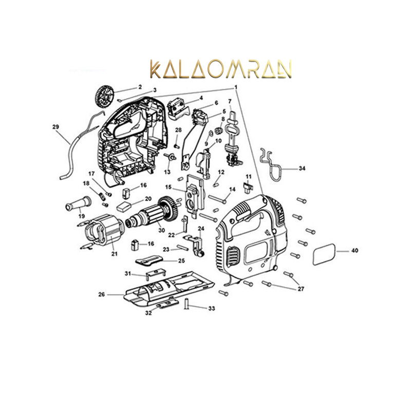 اره عمودبر بلک اند دکر مدل KS801SE