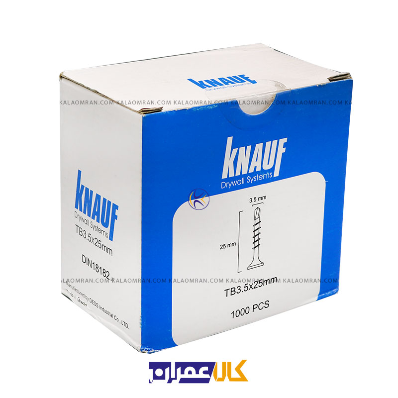 پیچ کناف 2.5 ساده 25-3/5 TN کناف - KNAUF