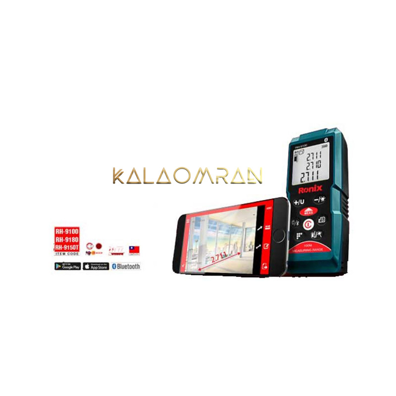 متر لیزری 100 متری مدل RH-9100 رونیکس