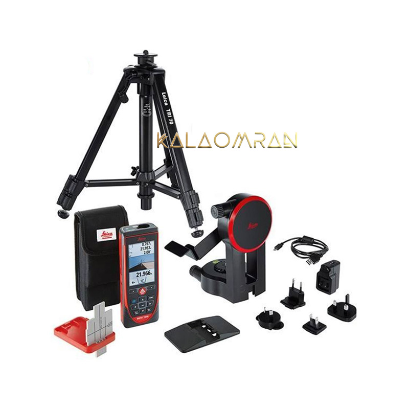 متر لیزری لایکا مدل S910 به همراه لوازم جانبی