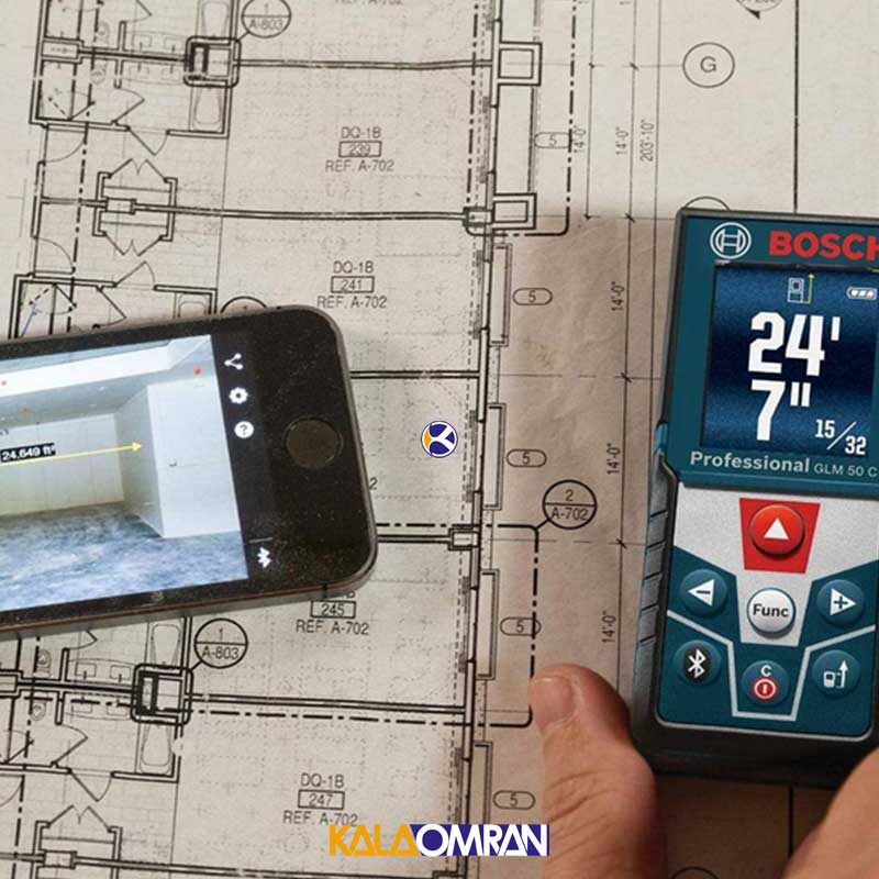 متر لیزری مدل GLM 50 C بوش