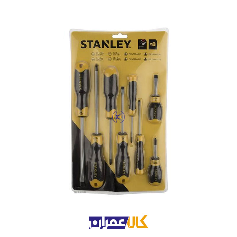 مجموعه 8 عددی پیچ گوشتی مدل STHT92004-8 استنلی