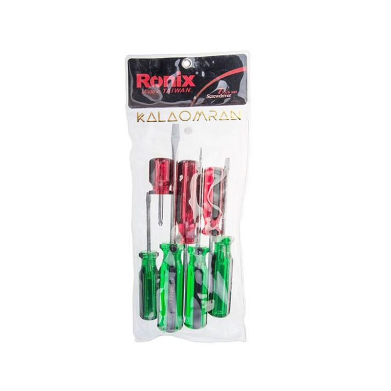 مجموعه 7 عددی پیچ گوشتی رونیکس مدل RH-2701