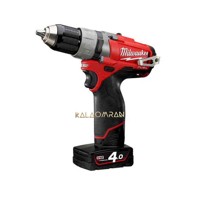دریل پیچ گوشتی چکشی شارژی میلواکی مدل M12 CDD-402C