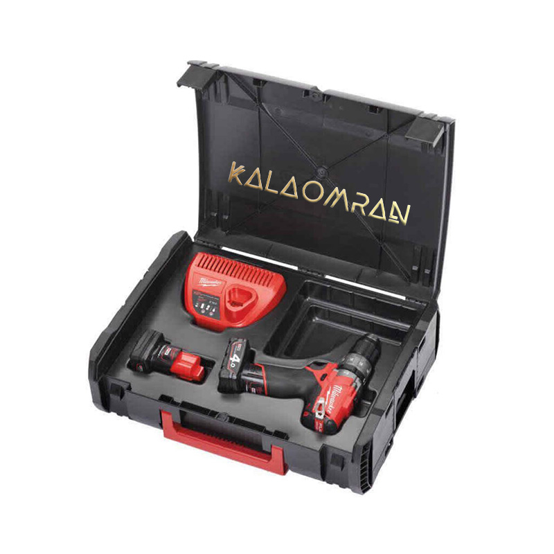 دریل پیچ گوشتی چکشی شارژی میلواکی مدل M12 CDD-402C