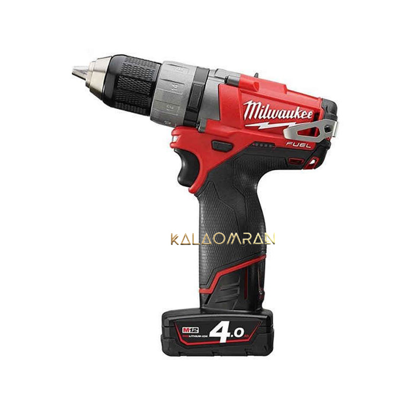 دریل پیچ گوشتی چکشی شارژی میلواکی مدل M12 CDD-402C