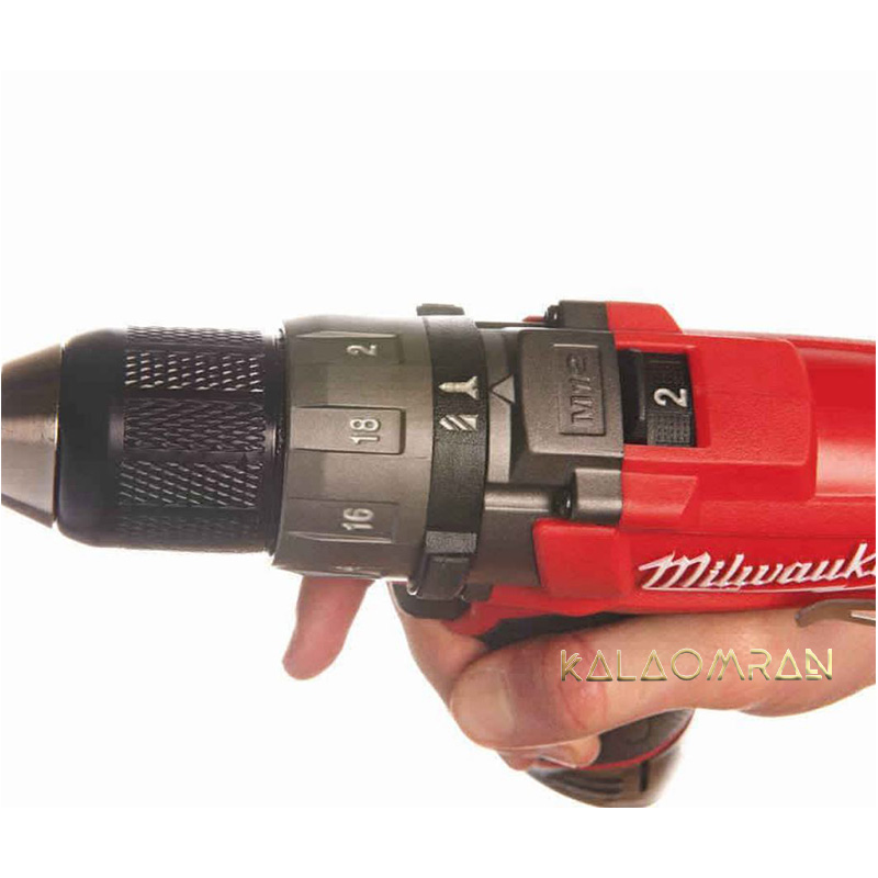 دریل پیچ گوشتی چکشی شارژی میلواکی مدل M12 CDD-402C