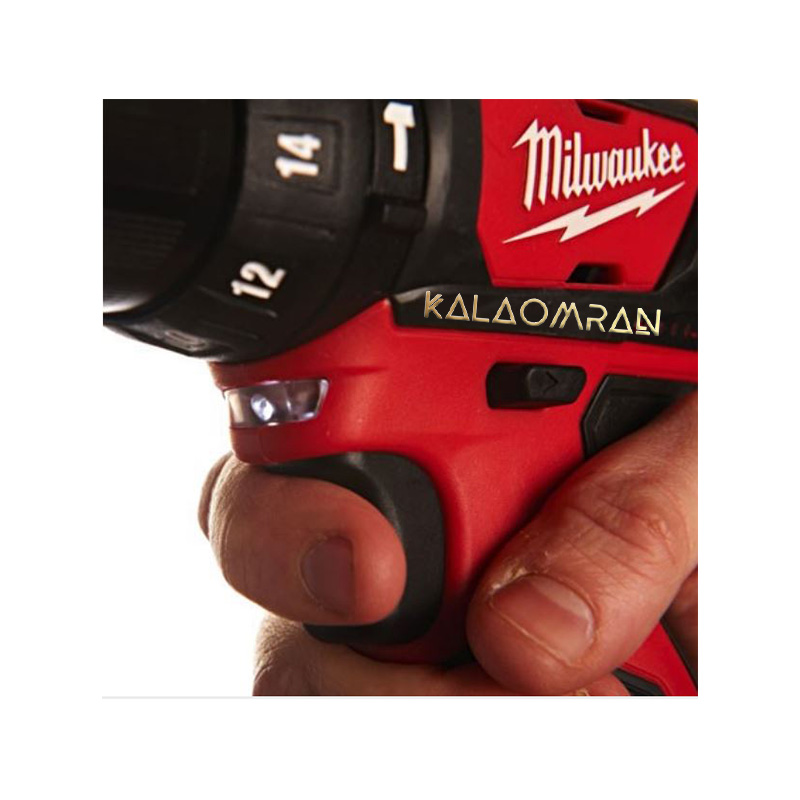 دریل پیچ گوشتی چکشی شارژی میلواکی مدل M12 BPD