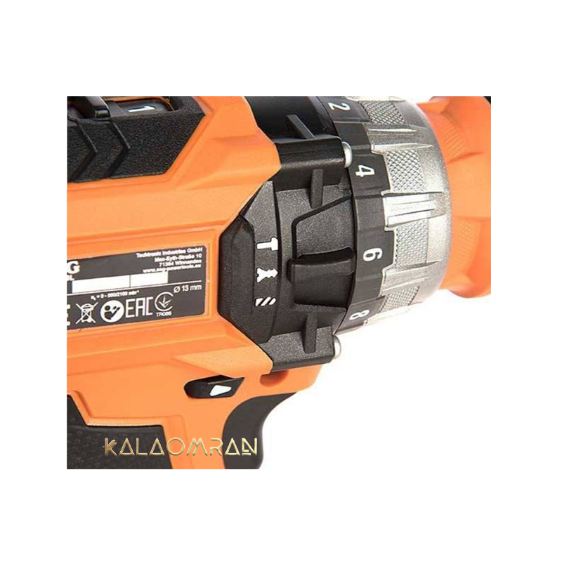 دریل پیچ گوشتی چکشی شارژی آاگ مدل 18CBL-LI-202C