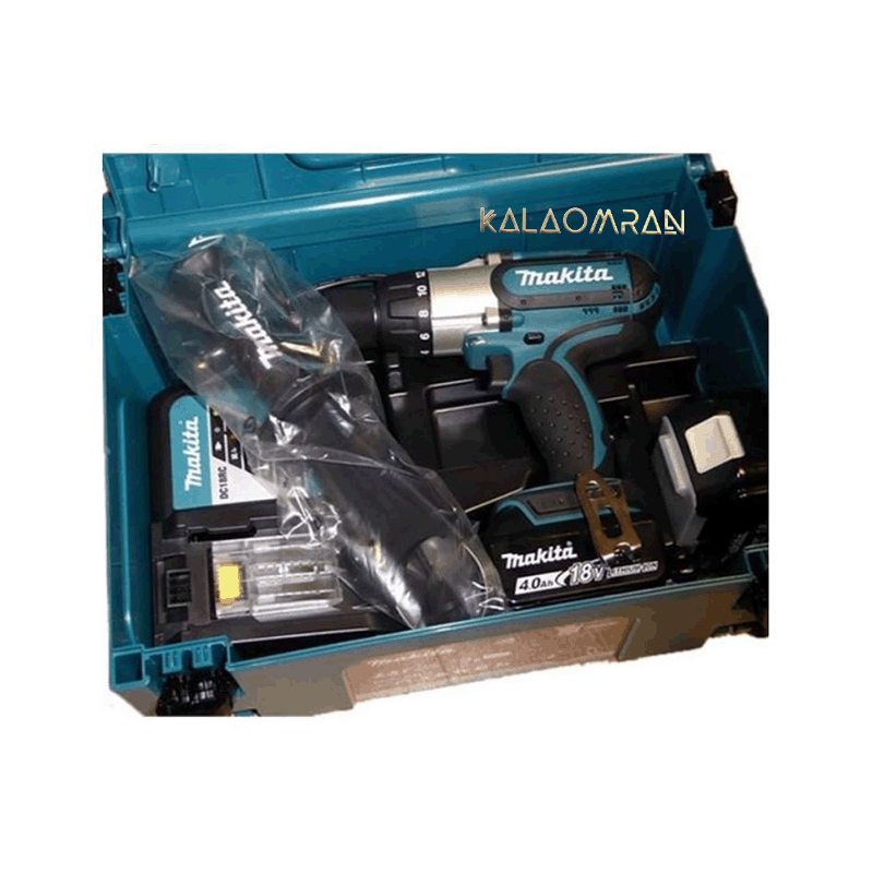 دریل پیچ گوشتی چکشی شارژی مدل DHP451RME ماکیتا