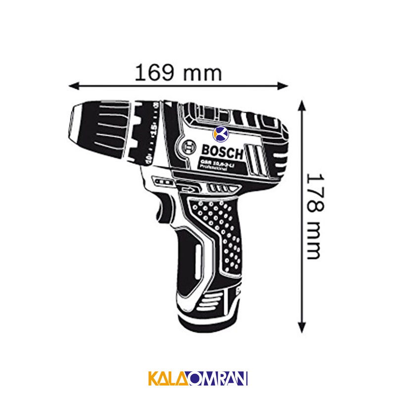 دریل پیچ گوشتی شارژی مدل GSR 10.8-2-Li بوش
