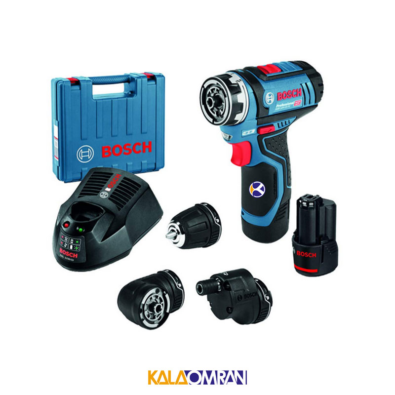 دریل پیچ گوشتی شارژی مدل GSR 12V-15 FC بوش
