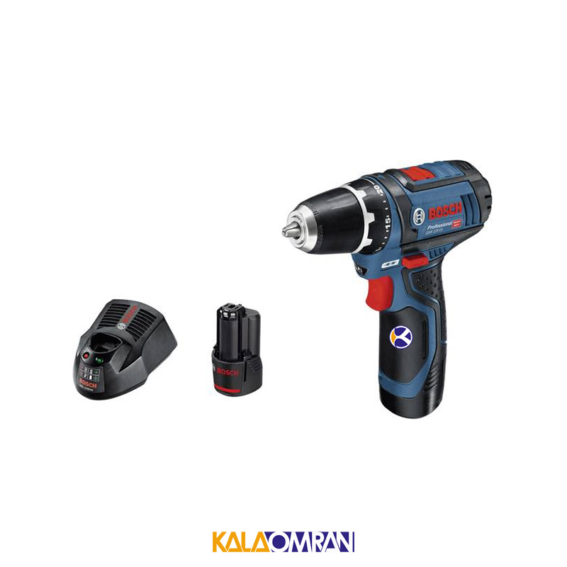 دریل پیچ گوشتی شارژی مدل GSR 12V-15 بوش