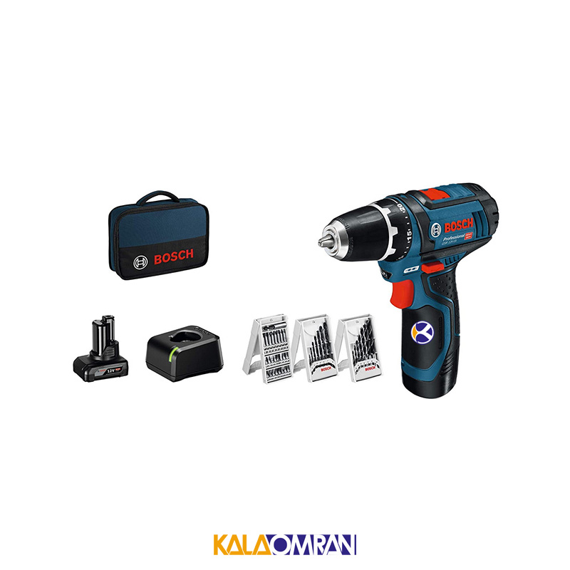 دریل پیچ گوشتی شارژی مدل GSR 12V-15 بوش