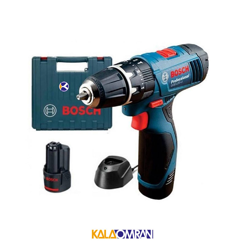 دریل پیچ گوشتی چکشی شارژی مدل GSB 120-LI بوش